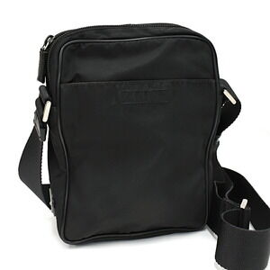 Prada Viaggio Tessuto Nylon Crossbody Shoulder Bag Black Triangle Logo